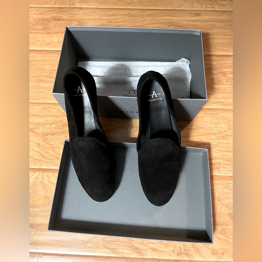 Brand New With Box Aquatalia Maira Suede Dress Flats